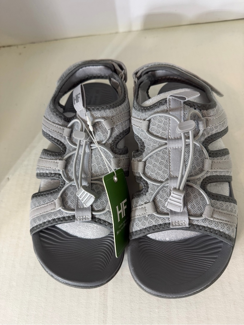 women Gray Hike Footwear Barefoot Sandals size 7.5Women 5.5 Men